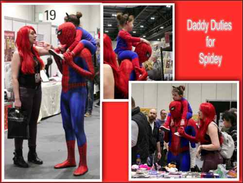 Spiderman family comic con