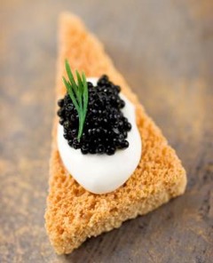 caviar toasts