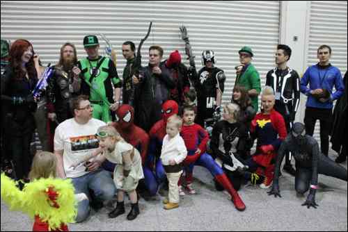 comic con costumes group 1