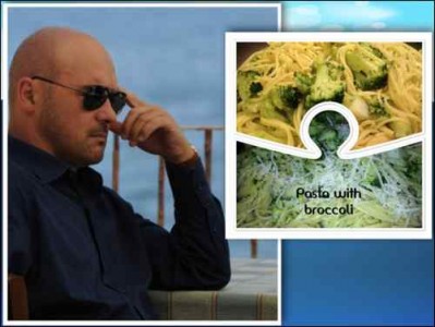 inspector Montalbano pasta broccoli collage