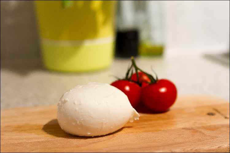 mozzarella e pomodorini