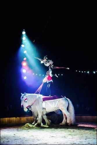 Borissov pas de deux on horseback
