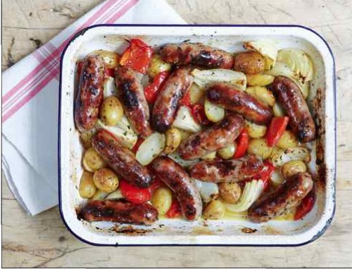 Mary Berry - Roasted Sausage and potato supper