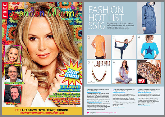 Mary Poppins' handbag in London Mums magazine