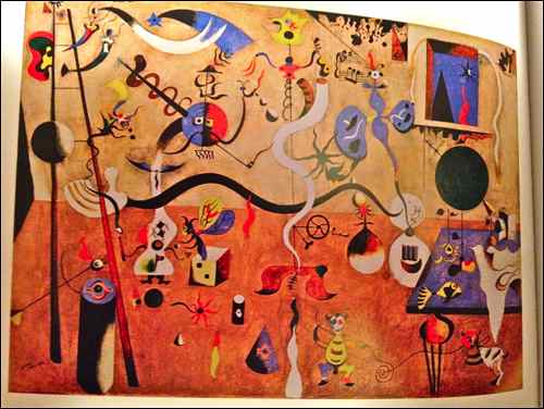 Miro animals book big painting
