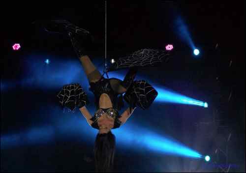 Romy Michael, footjuggler