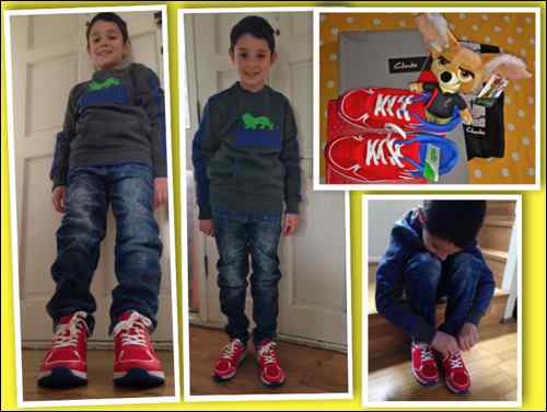 Clarks shoes Zootropolis collage