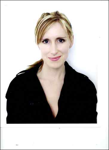 Lauren child in black closeup