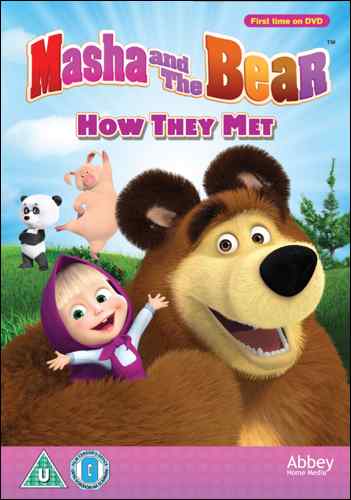 MASHA AND THE BEAR DVD film kids children animation sleeve