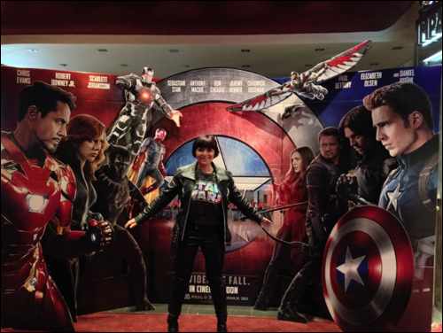 monica film captain america