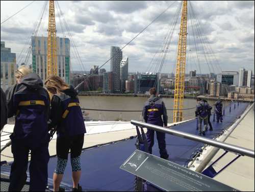 London View points The capital seen from the top of the O2 - Up at The O2 attraction review 2