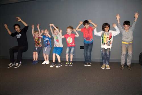 Marvel Universe Live London kids spiderman training