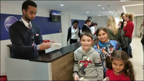 kidzania london entrance westfield check in