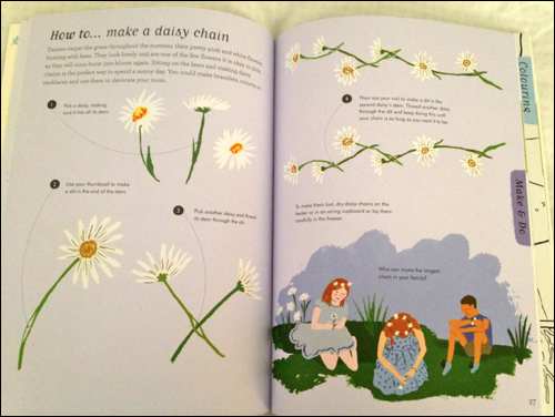 nature art books how to make a daisy chain
