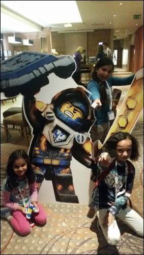 Kids Club Amelie & Frankie review Lego Nexo Knights sets at Legoland 3