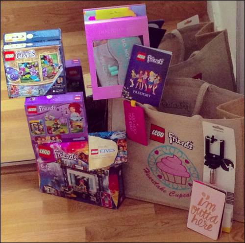 Kids Club Amelie & Frankie review Lego Nexo Knights sets at Legoland goodie bags lego friends