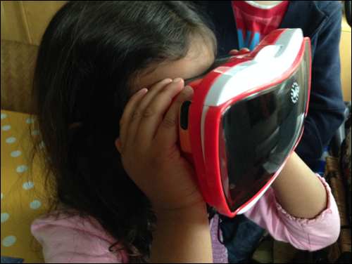 Virtual Reality child review London Mums magazine
