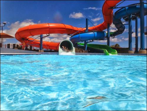 Waterparks waterslide