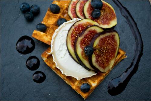 dessert health figs Waffle On_Goats