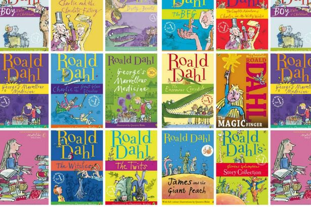 Roald Dahl collage 100 years birth anniversary
