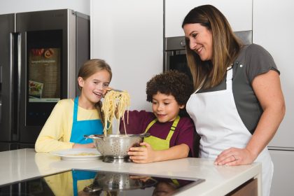 family cooking