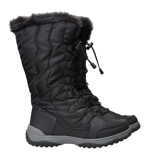 ski fashion Snowbank Womens Long Snow Boots - Black