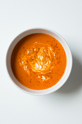 blazingly hot tomato soup