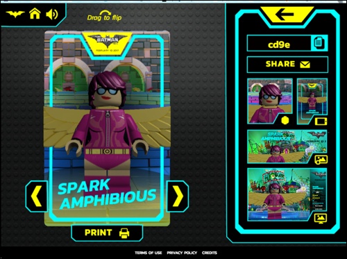 lego batman movie character badge