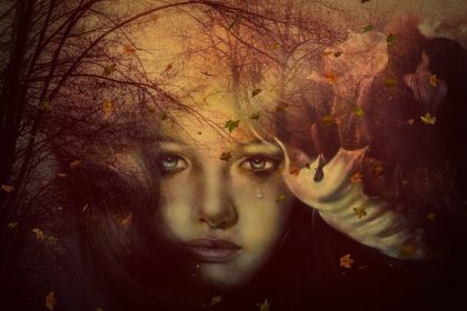 weeping woman for grief sadness bereavement