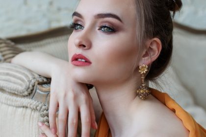 beauty woman posing for mums magazine