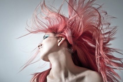 pink hair hairstyle