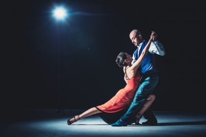 dancing couple tango