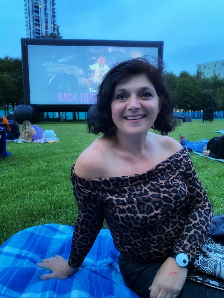 Monica Costa outdoor cinema london mums magazine