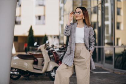 fashionable woman