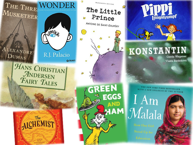 Collection of successful children books for National Read a Book Day covering Inspiring stories for children from around the world