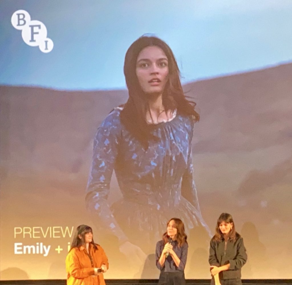 Emily bronte movie with film director frances oconnor and actress emma mackey