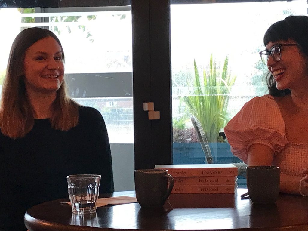 Melissa Hemsley posing for mums magazine