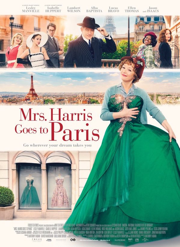 Mrs Harris Goes to Paris movie poster