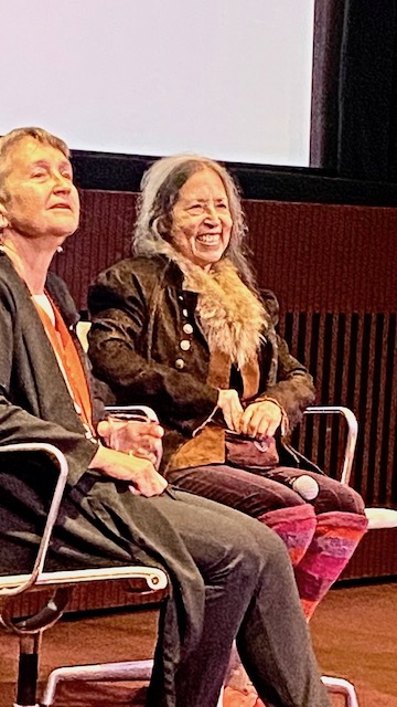 TATE Modern Cecilia Vicun?a artist posing for mums magazine