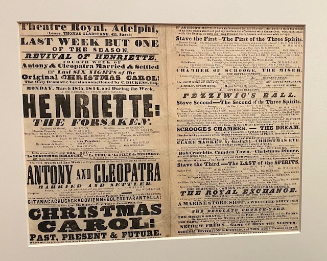 charles dickens Scrooge christmas carol in the paper