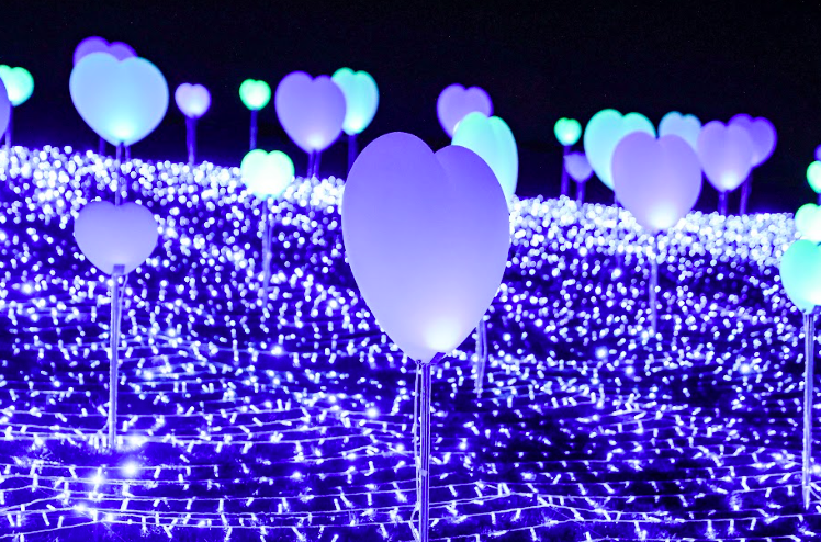 Christmas lights at Lightopia London A Christmas Fantasy at Crystal Palace Park