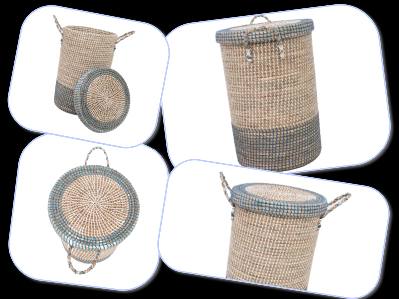 laundry basked in Scandinavian style