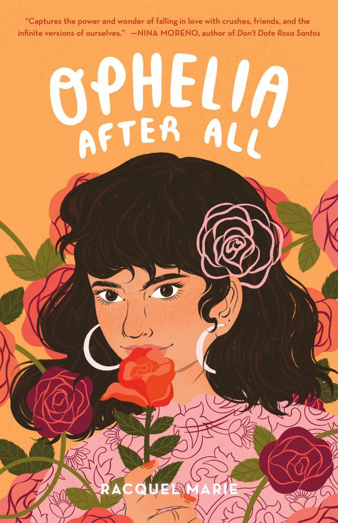 book cover for ophelia after all by raquel marie as part of LGBTQ+ Books to read On holiday