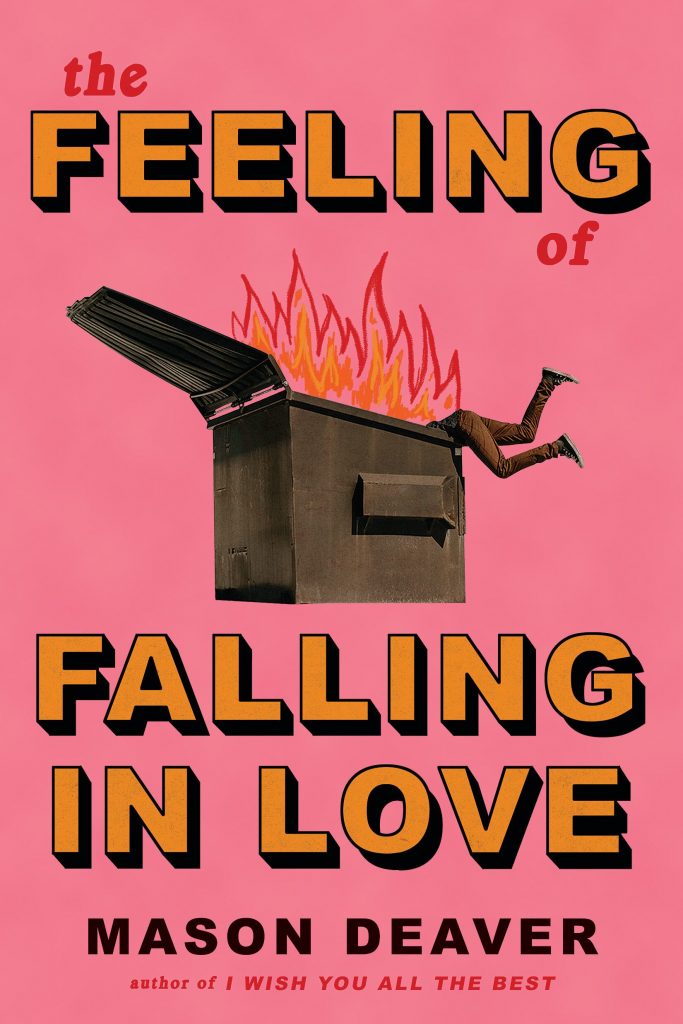 book cover for The feeling of falling in love by mason deaver as part of LGBTQ+ Books to read On holiday