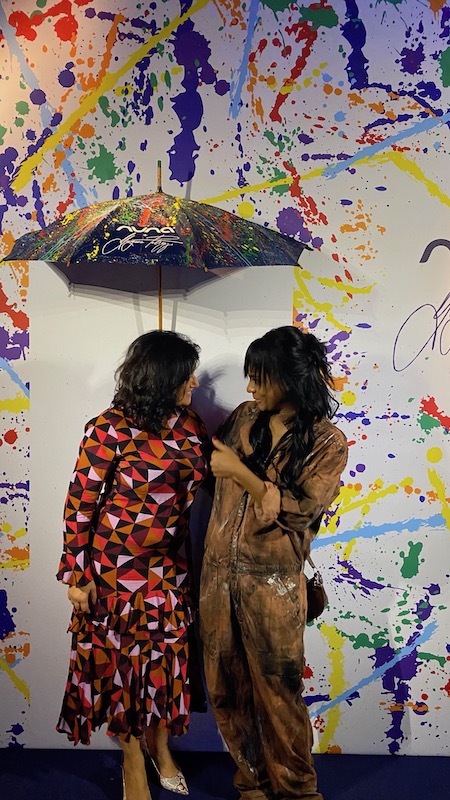 monica costa at nuna party in milano for georgette polizzi 