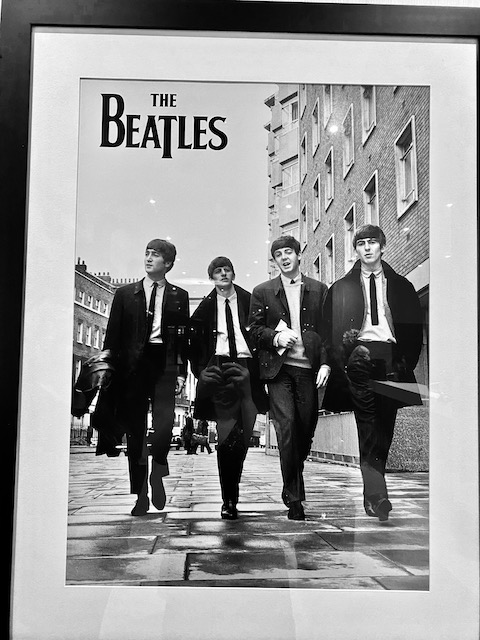 Photo of the Beatles near the President hotel London