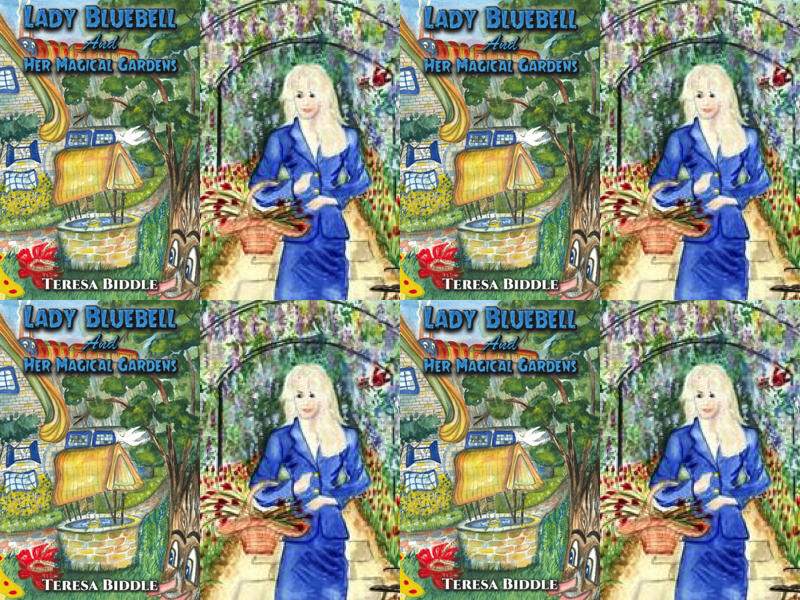 colourful children's picture book Lady Bluebell and Her Magical Gardens