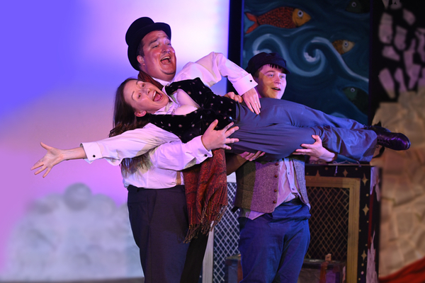 a stage scene of David Copperfield at Riverside Studios