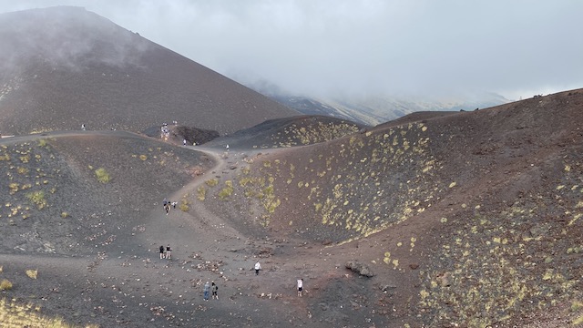 Hiking on the Etna Volcano 