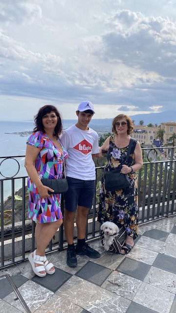 Taormina La Piazzetta, the Greek Theatre and the Isola Bella